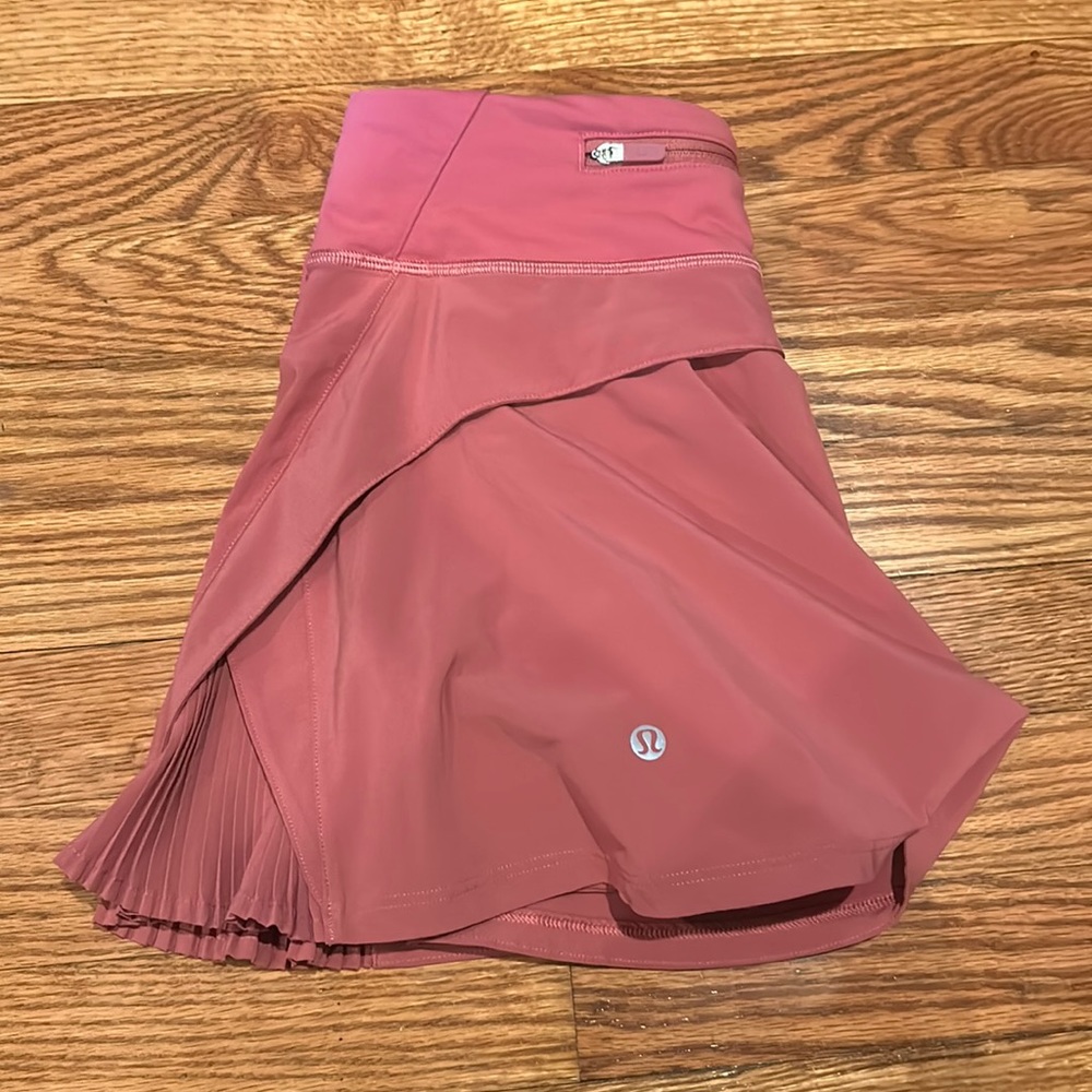 COPY - Lululemon cherry red/pink skirt